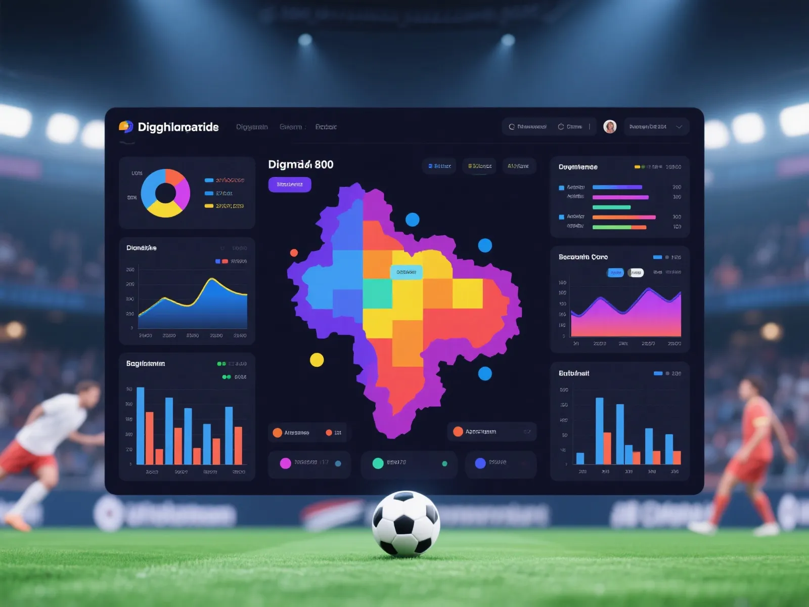 足球数据可视化示例